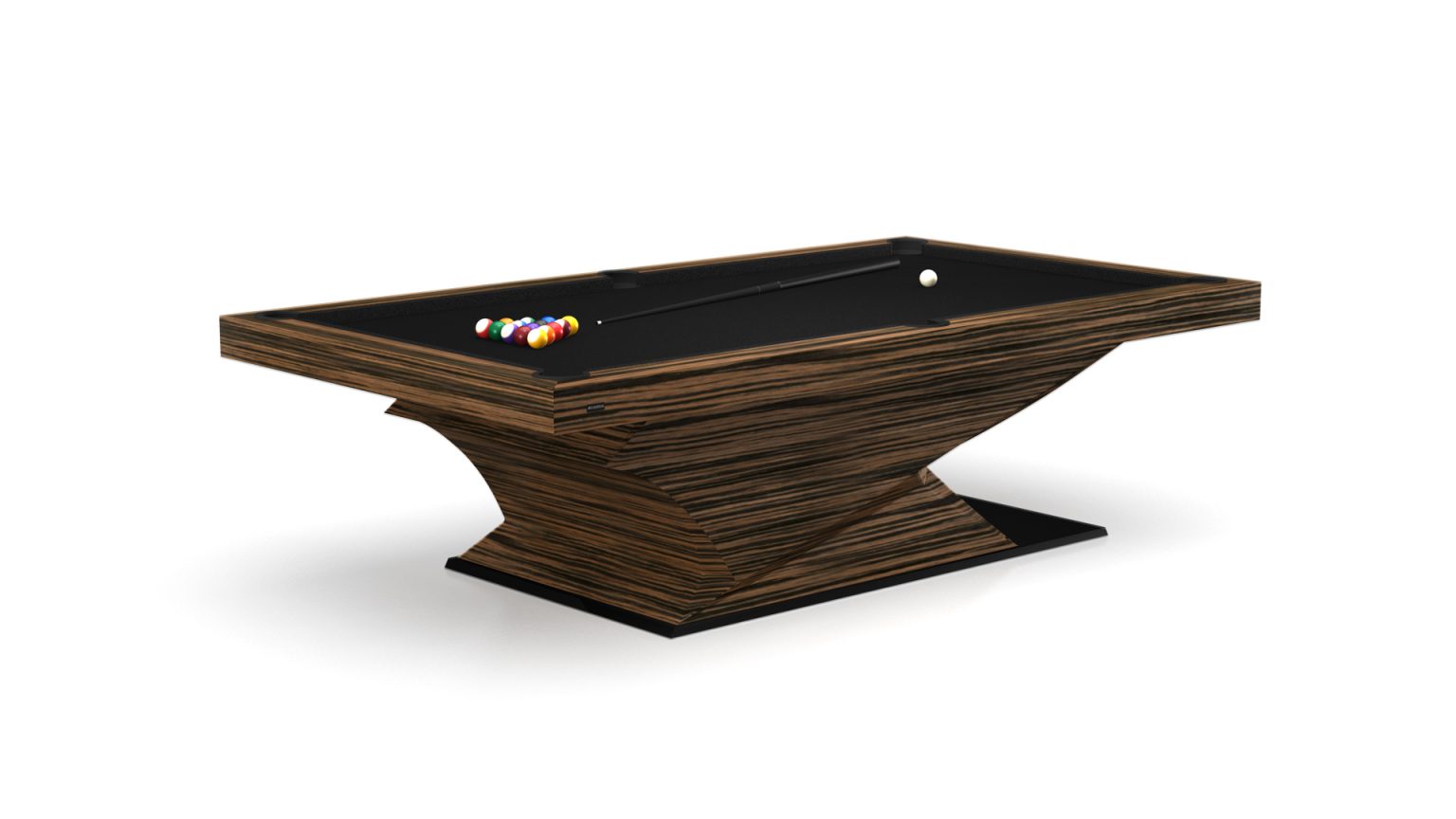 Modern Raven Pool Table