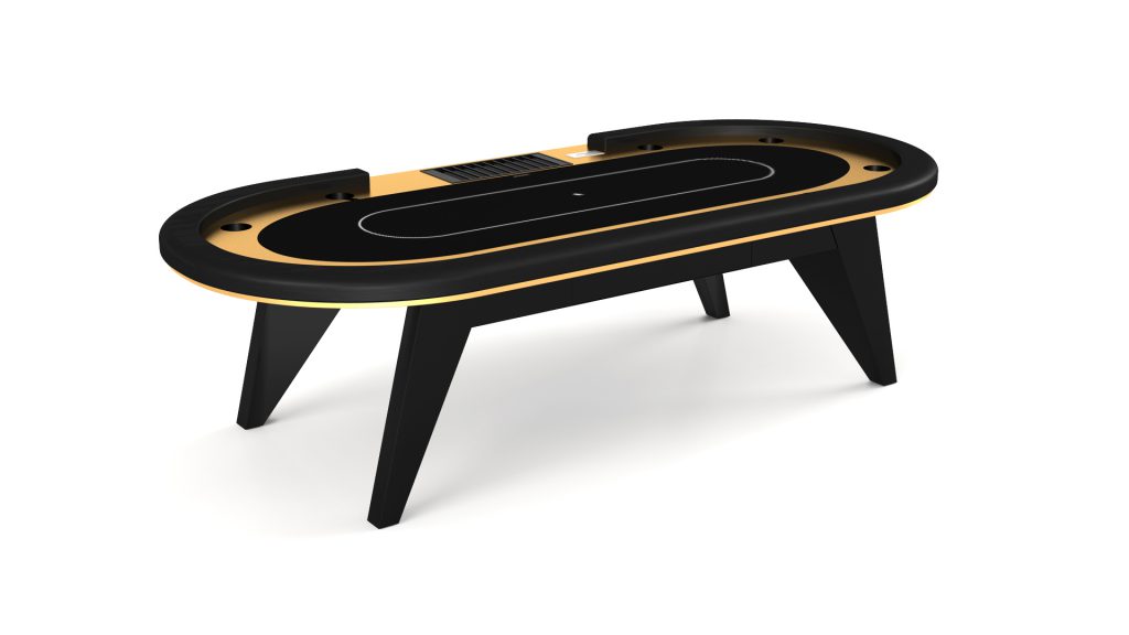 Trigon oval poker table for sale