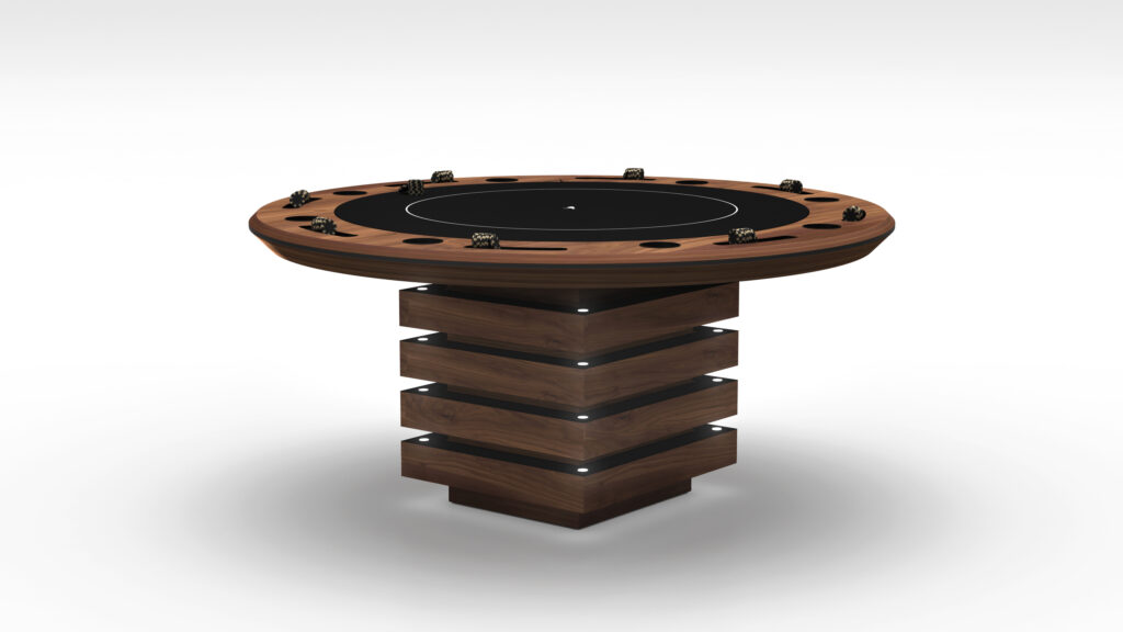 Arclight Round Poker Table
