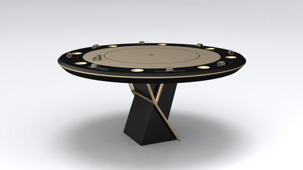 Macan Round Poker Table