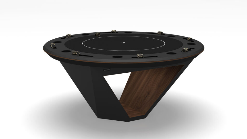 Stealth Round Poker Table