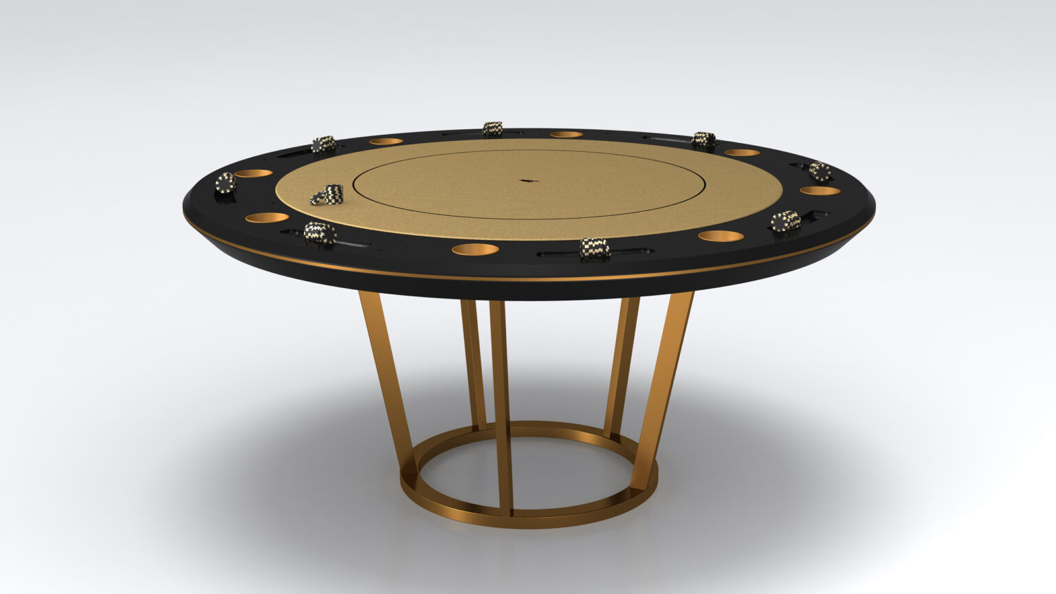 Vitro Round Poker Table